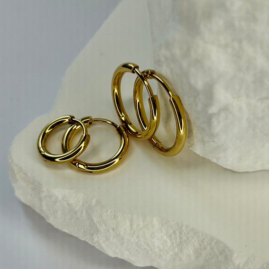 Essential Hinged Huggie Earrings Set 4