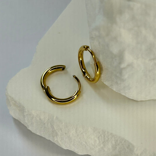 Essential Mixed Hinged Huggie Earrings Set 3