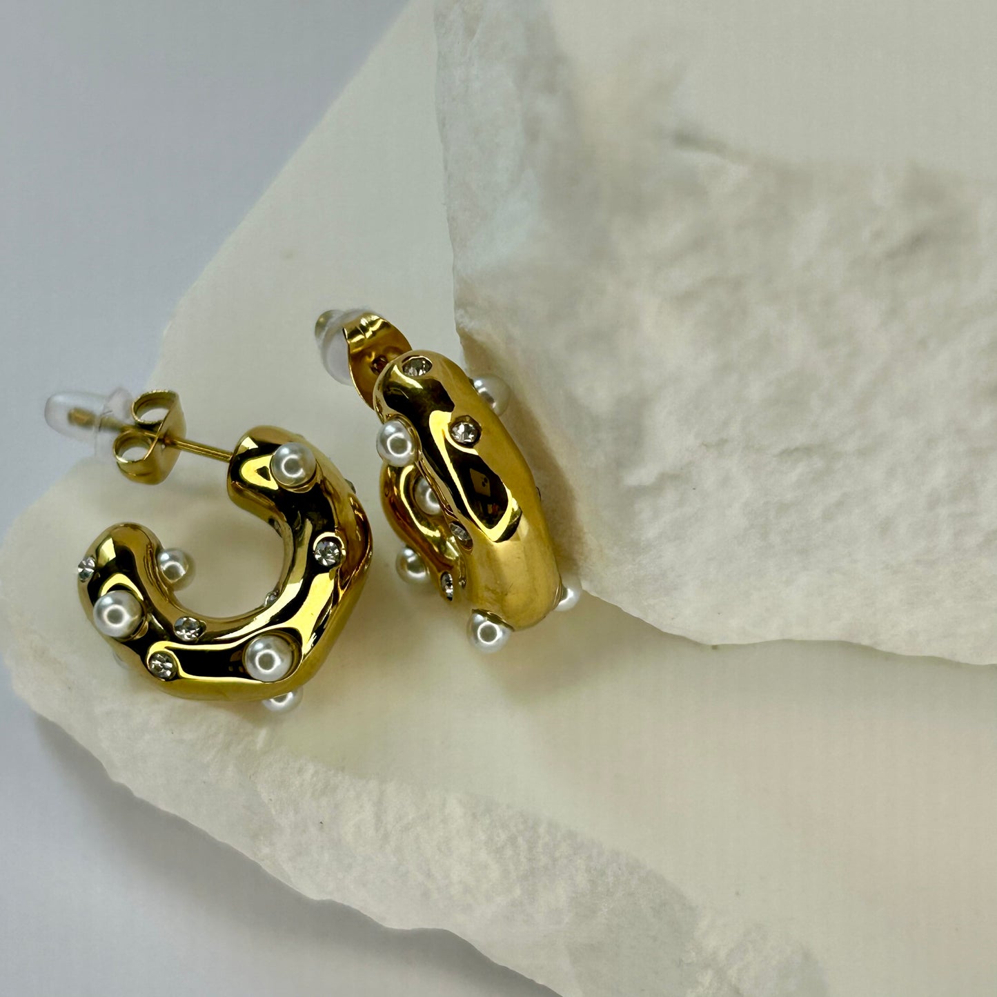 Pearl Hoops