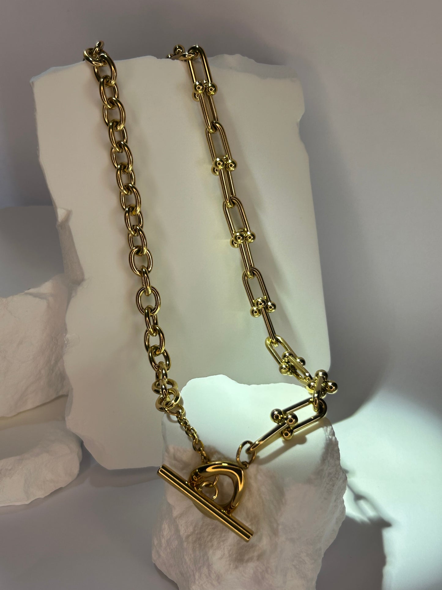 T Bar & Chain Necklace