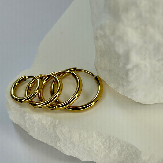 Essential Hinged Huggie Earrings Set 4