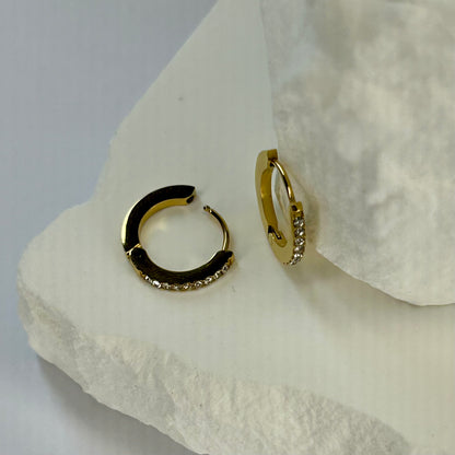 Essential Mixed Hinged Huggie Earrings Set 3