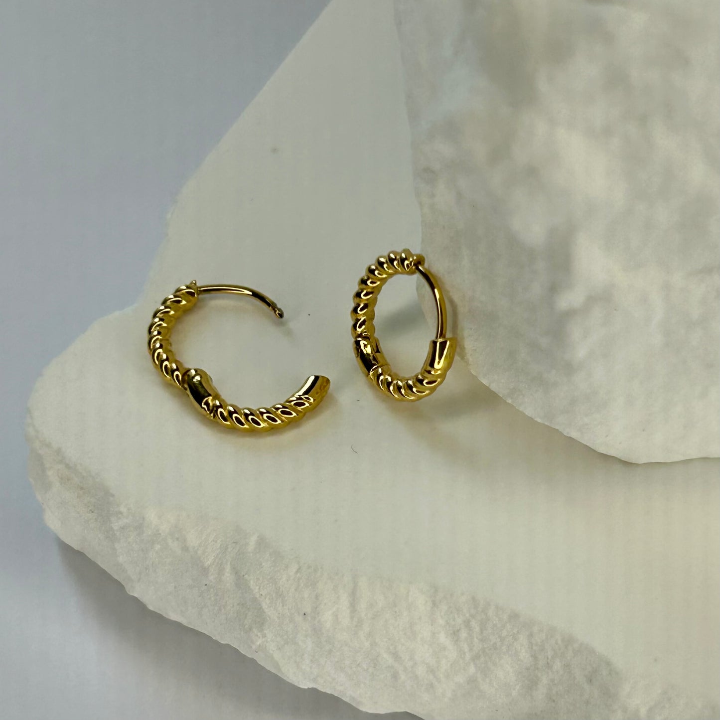 Essential Mixed Hinged Huggie Earrings Set 3