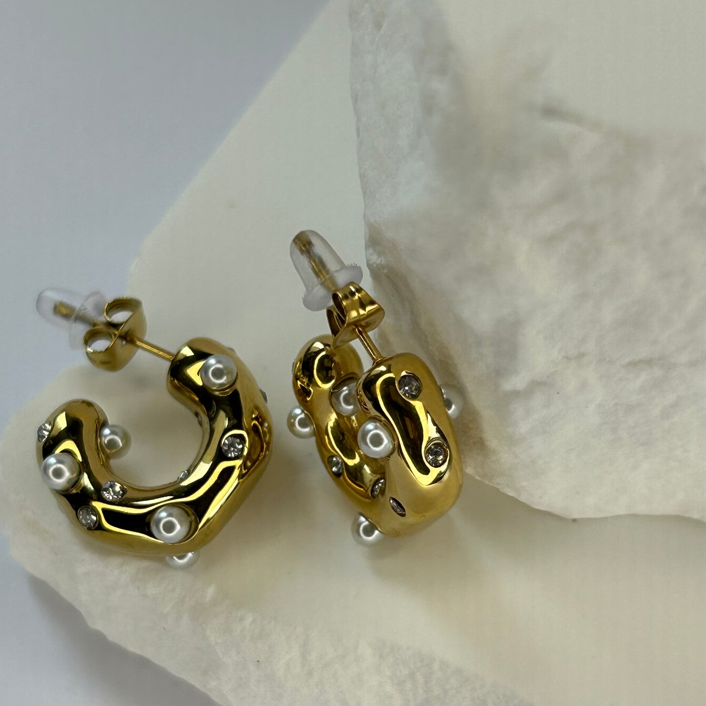 Pearl Hoops