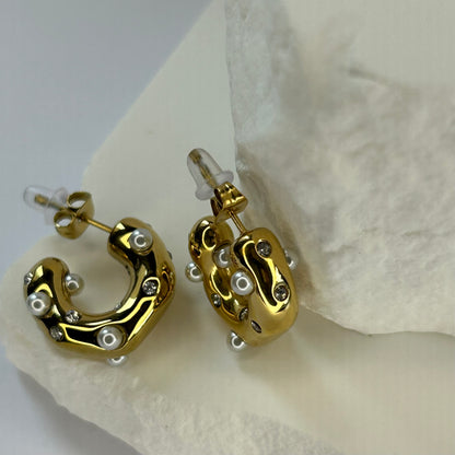 Pearl Hoops