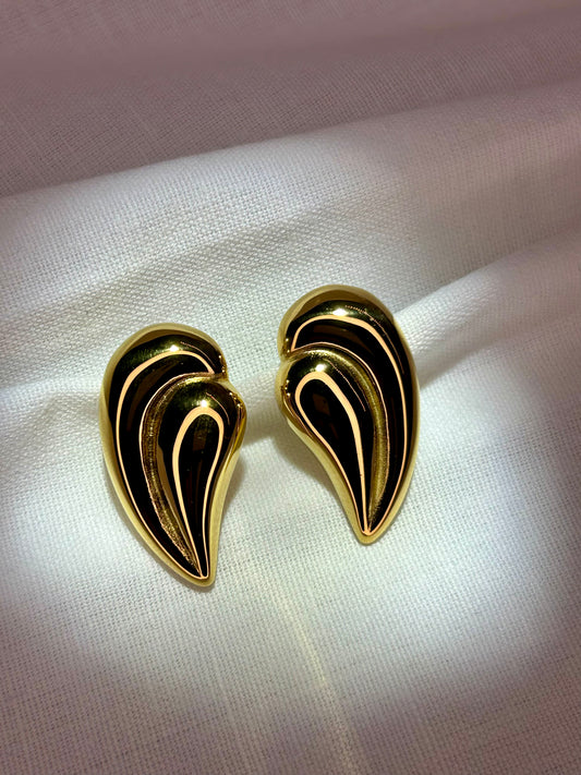 Dome Wing Earring