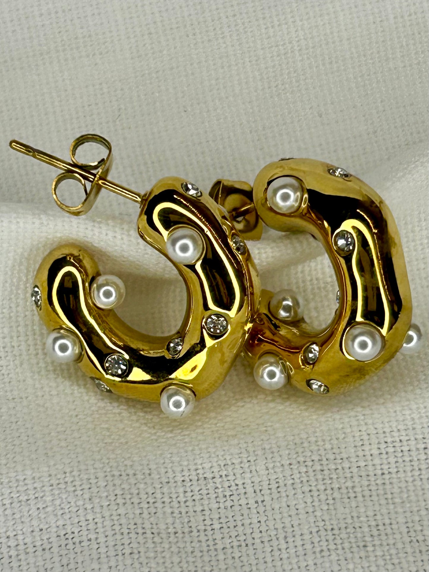 Pearl Hoops