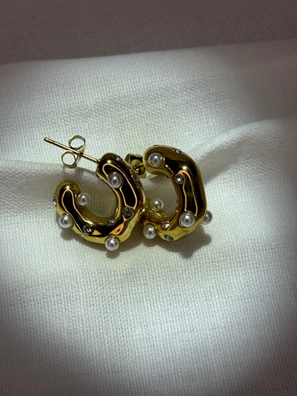 Pearl Hoops