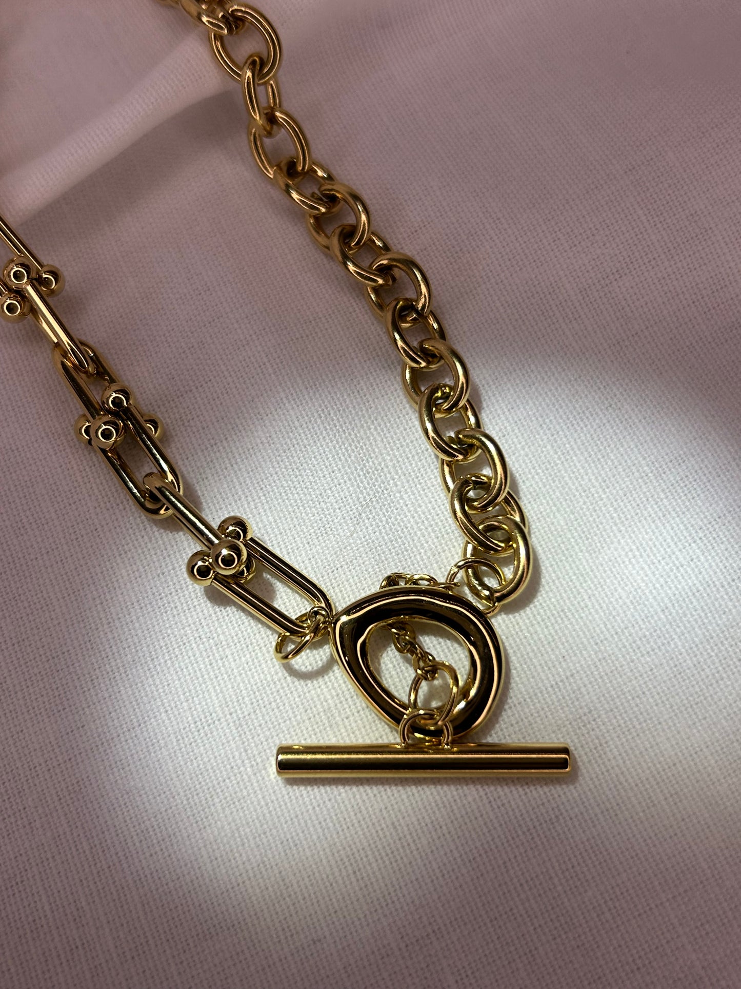 T Bar & Chain Necklace