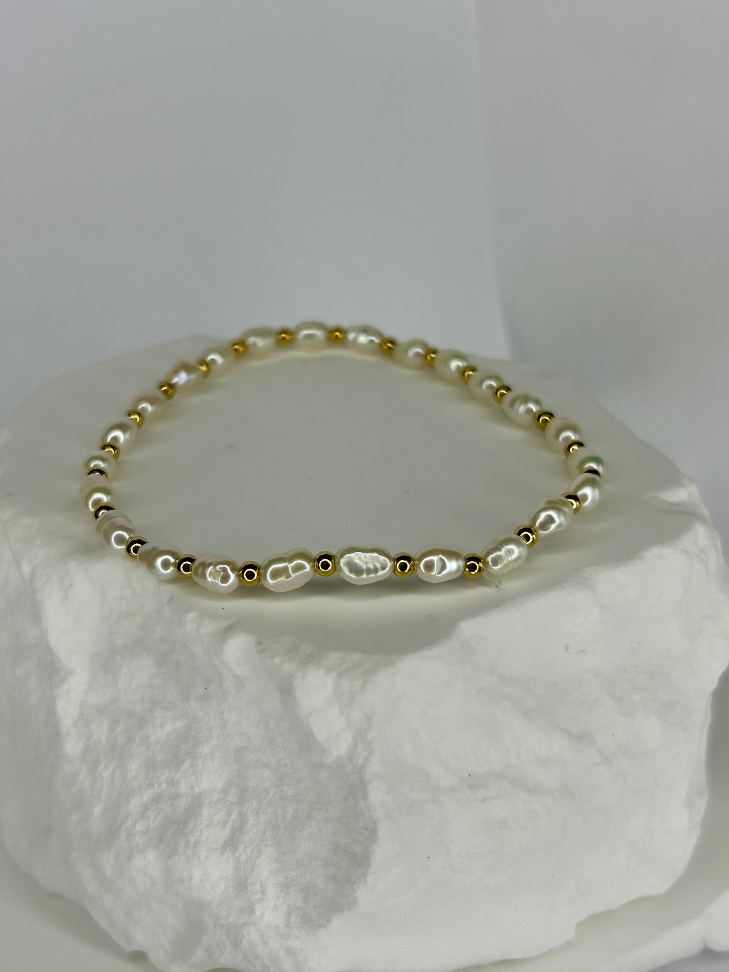 Pearl, Gold & Silver Bracelet Set 3