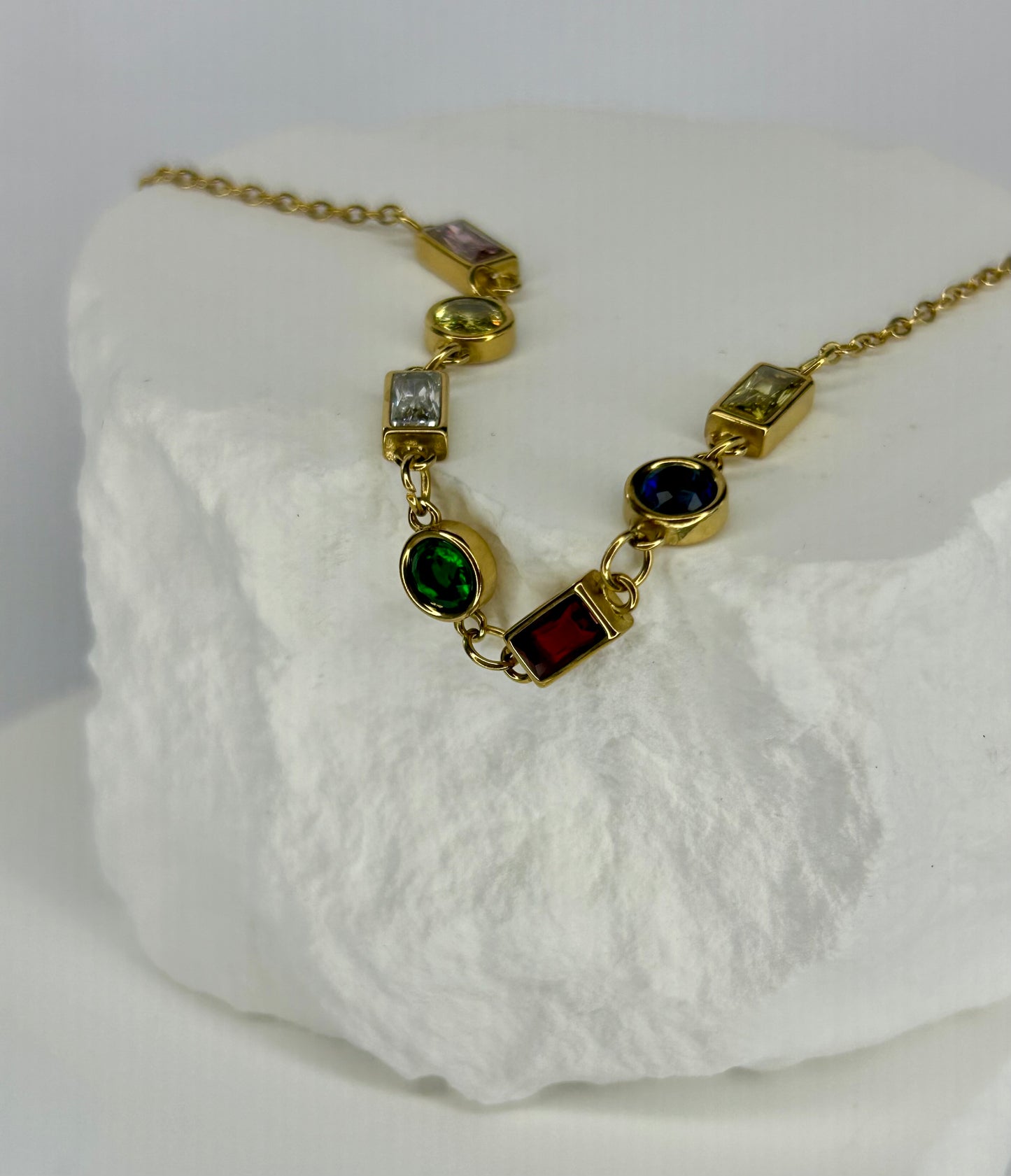 Multi CZ Necklace