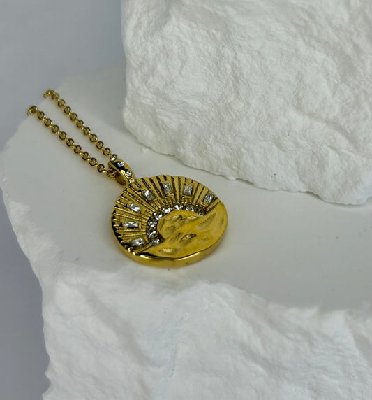 Sunrise CZ Necklace